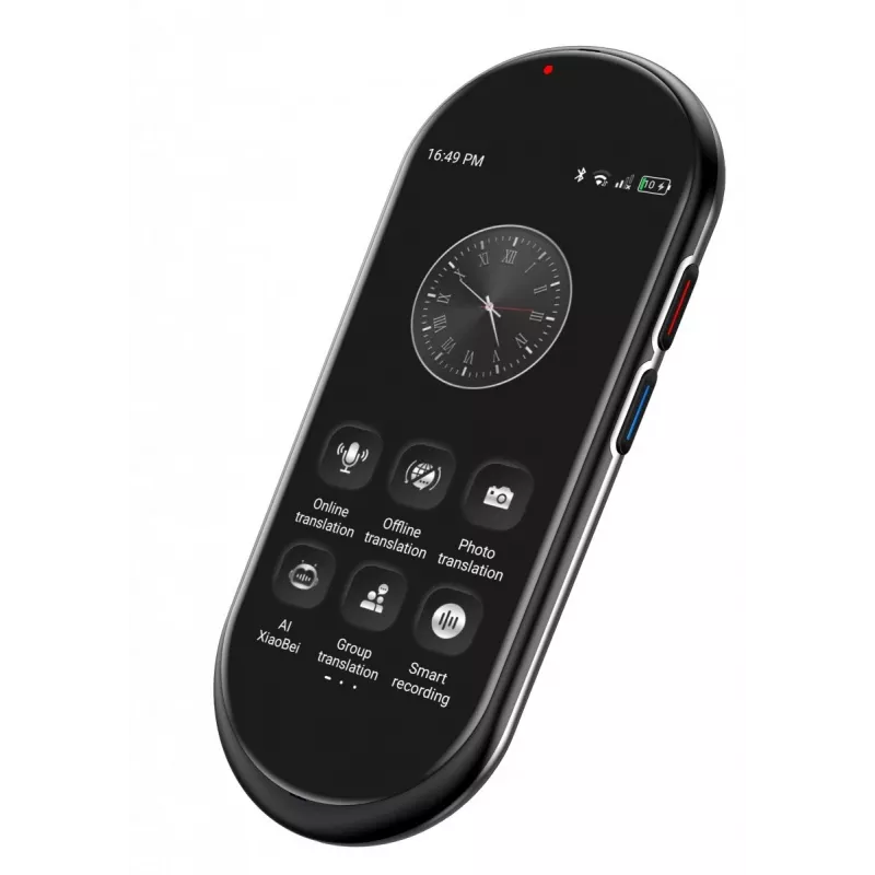 Tragbarer Sprachübersetzer MAXCOM MT100 4G, mehrsprachige Sprachübersetzung, kompaktes Handgerät