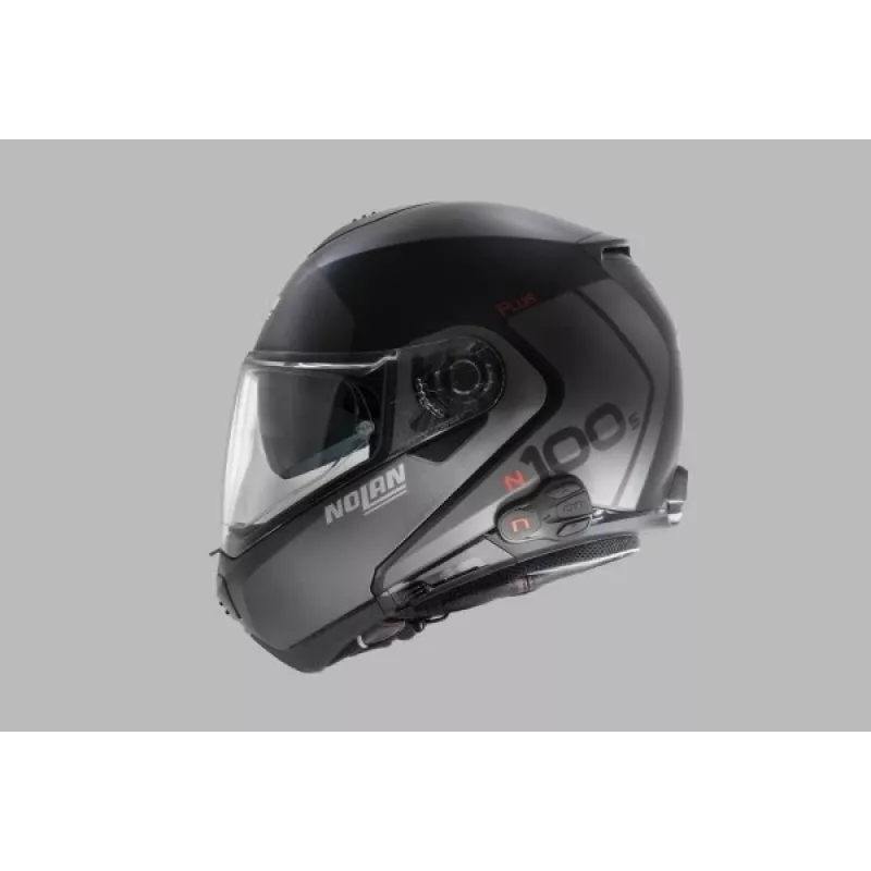 Nolan N-Com B902L R Motorrad-Gegensprechanlage, 1 Stück, Schwarz