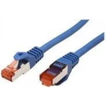 Roline - Patch-Kabel - RJ-45 (M) to RJ-45 (M) - 50 cm - SFTP, PiMF - CAT 6 - Halogen-Free, Moulded, Stranded - Blau