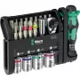 Wera Tool-Check Modular Imperial Mini-Ratsche, Steckschlüssel- und Bitsatz, 21-teilig (05049001001)