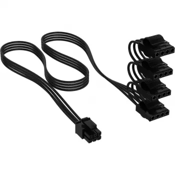 Corsair Kabel PATA Power Individ. Sleeved Schwarz