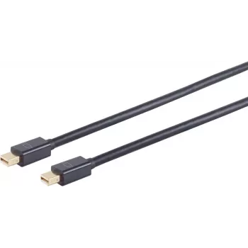 Mini DisplayPort auf Mini DisplayPort Kabel ShiverPeaks BS10-51025, 1 m, vergoldet