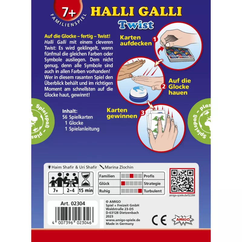 Halli Galli Twist, Kartenspiel