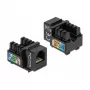 Keystone-Modul DeLOCK 86468 Flach Schwarz RJ-12