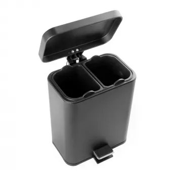 Beldray Dual Compartment Bin LA035235BLKFEU7 5 Litre Black