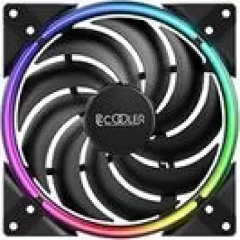 140mm PCCOOLER Gehäuselüfter CORONA-MAX-FRGB, 1000–2000 U/min, ARGB-Beleuchtung