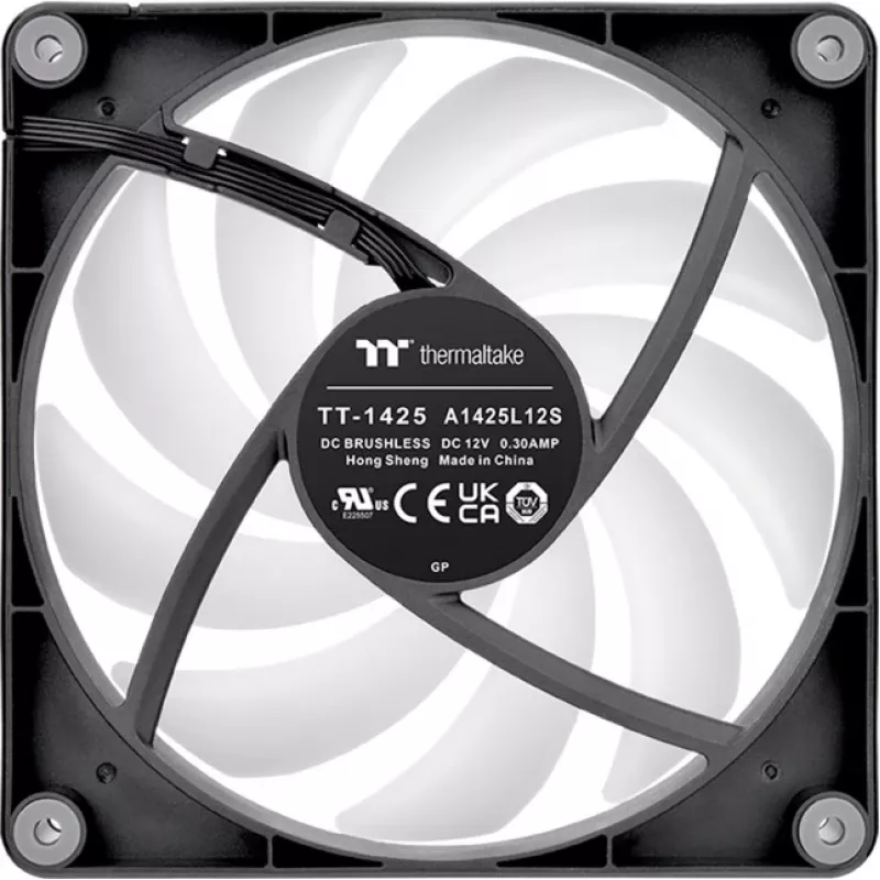 Thermaltake CT140 Reverse ARGB 14 cm Lüfter Schwarz 500–1800 RPM 32,8 dB