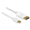 DisplayPort-Kabel DeLOCK 83482 Mini DisplayPort 2 m Weiß