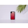 Handyhülle iKins für iPhone XR — pink lake und schwarz zweifarbige Schutzhülle