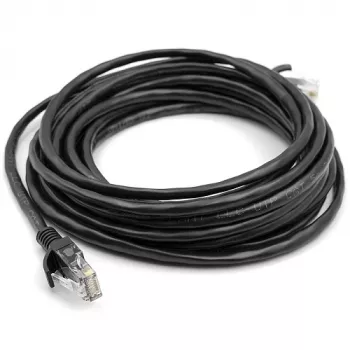 Cat5E UTP-Kabel, 5m, Schwarz