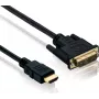 Adapterkabel helos DVI-D (Stecker) auf HDMI (Stecker) 1,5 m, 4K 60 Hz