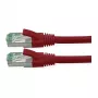ROLINE RM Patchkabel Cat.6A S/FTP (PiMF), Rot, 1 m