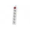 Stromverlängerungskabel Lanberg PS1-05E-0300-W 3m 5 AC-Steckdosen Innen/Außen Weiß