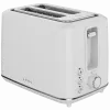 Elektrischer Toaster, weiß, 220-240V, 50-60Hz, 920-1080W, 2 Schlitze, 3 Modi, 7 Bräunungsstufen