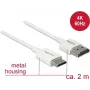 HDMI-Kabel DeLOCK 85144 2 m HDMI Typ A zu Typ C Weiß
