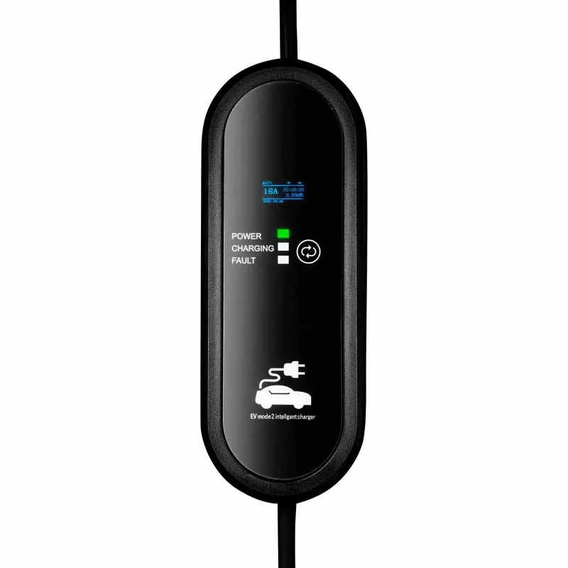 Akyga AK-EC-19 EV-Ladegerät Typ 2 LCD 1-Phase 16A 3,8kW 5m