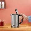 Elektrischer Wasserkocher Tefal KI513D10 Edelstahl 1,7 L 2200 W, kabellos, 360°-Basis