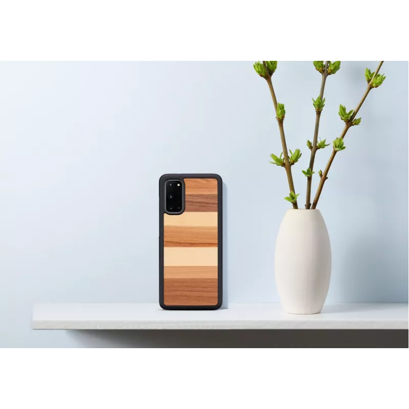 Handyhülle man and wood Galaxy S20 schwarz — Schutzhülle für Samsung Galaxy S20