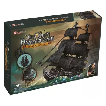 PUZZLE 3D Großes Set Piratenschiffe Queen Revenge