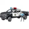 Polizei-Pickup-Spielzeug BRUDER RAM 2500 Police 02505 – Modell im Maßstab, Spielfahrzeug