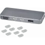 SmartKeeper HDMI Kabel Grip 2 Kabelhalter – 2 Gurte + 1 Halterung Orange HCG01P1