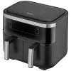 Heißluftfritteuse Severin FR 2453 Double 3,25 L 2850 W Schwarz Silber