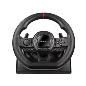 Manueller Gangschalthebel TRACER TRAJOY47345 — kabelgebundener 6-in-1-Simracer-Controller, 1,8 m Kabel, schwarz, ergonomischer rutschfester Griff, 270°-Drehung