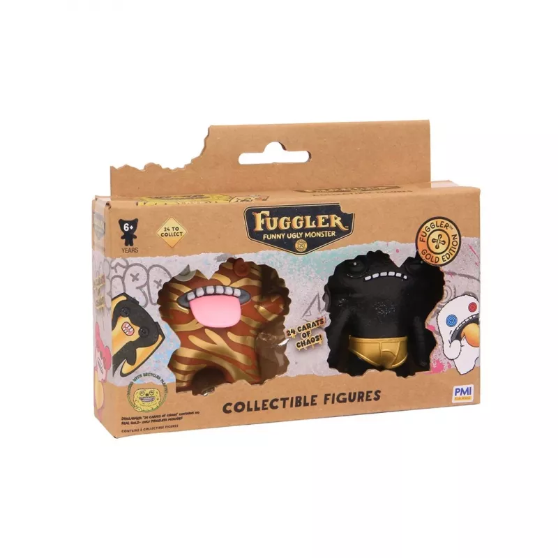 Action-Figuren 2er-Pack p.m.i kids world FUGGLER S3 Gold Edition Sortiment