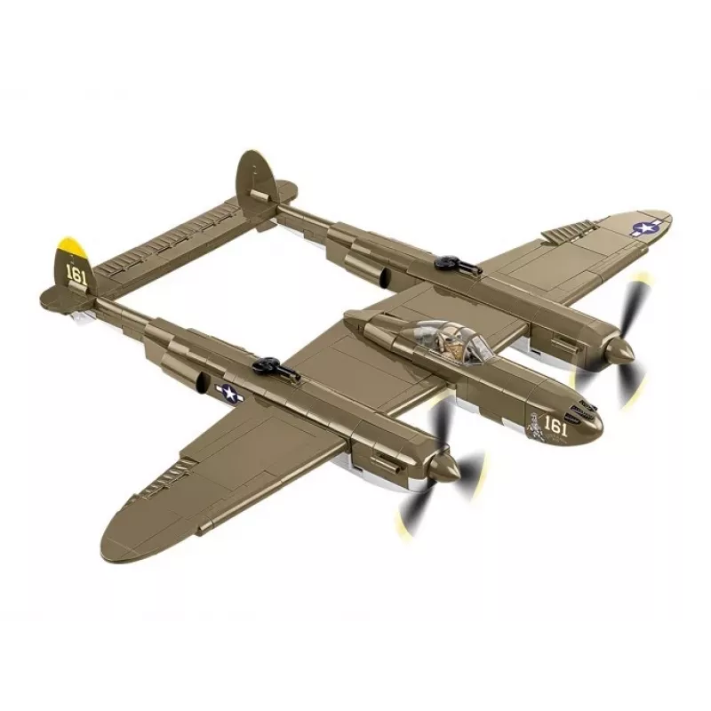Cobi Bausteine Lockheed P-38H Lightning Set 5763 — maßstabsgetreuer Modellbausatz, sammelbares Flugzeugmodell