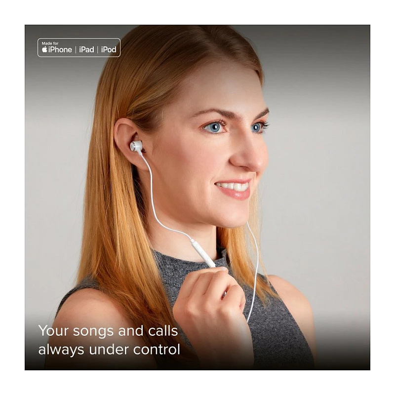 SBS TEINEARLIGHTW - Kopfhörer - In-Ear - Anrufe & Musik - Weiß - Knopf - Buttons