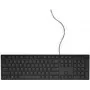 Kabelgebundene USB-Chiclet-Tastatur Dell QuietKey PPJHH, UK-Layout