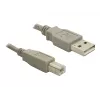 USB-Kabel DeLOCK 82216 USB 2.0 3 m USB A USB B Grau