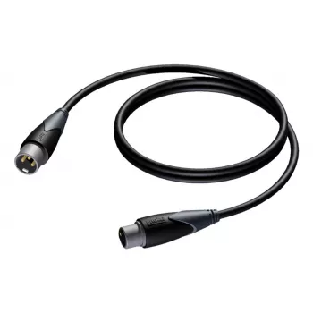 PROCAB CLA901/3 Audiokabel 3 m XLR (3-polig) Schwarz, Grau