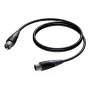 PROCAB CLA901/3 Audiokabel 3 m XLR (3-polig) Schwarz, Grau