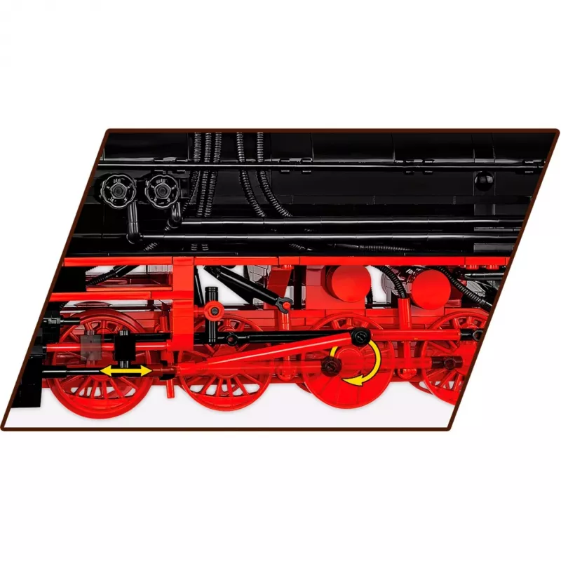 DR BR 52/TY2 Dampflokomotive, Konstruktionsspielzeug Maßstab 1:35