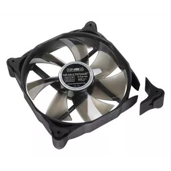 NoiseBlocker Multiframe M12-P 120 mm Computer-Gehäuselüfter, 2000 U/min, 133 m³/h, 4,5 V, Schwarz