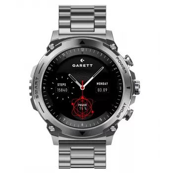 Smartwatch Garett Atom Silver Steel