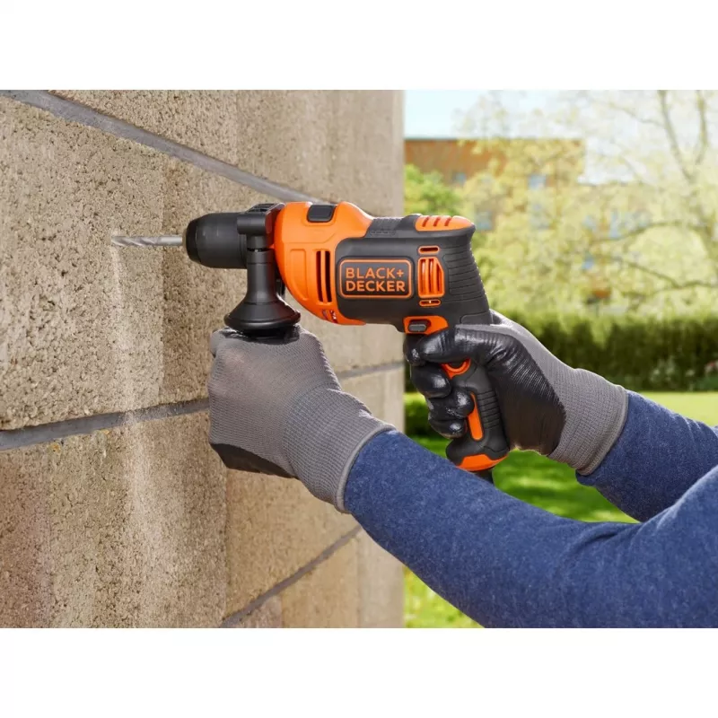 Black & Decker BEH710-QS Bohrmaschine 2800 U/min Schwarz, Orange
