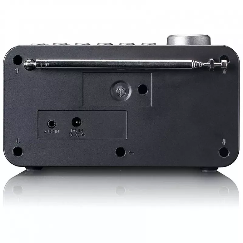 Tischradio Lenco CR-625BK — UKW/MW-Empfänger mit Bluetooth, schwarz