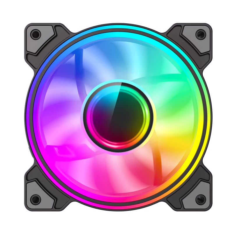Gamemax | Gehäuselüfter | DUAL RING INFINITY | Schwarz