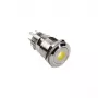 DimasTech vandalensicherer Drucktaster 19 mm Silverline Dot RGB PD210