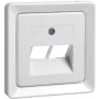 Schneider Electric GmbH 503664 Wandplatte/Schalterabdeckung Weiß (503664)
