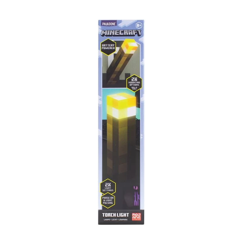 Tischlampe Paladone Torch Light PP9202MCFV3 Minecraft-Design batteriebetrieben