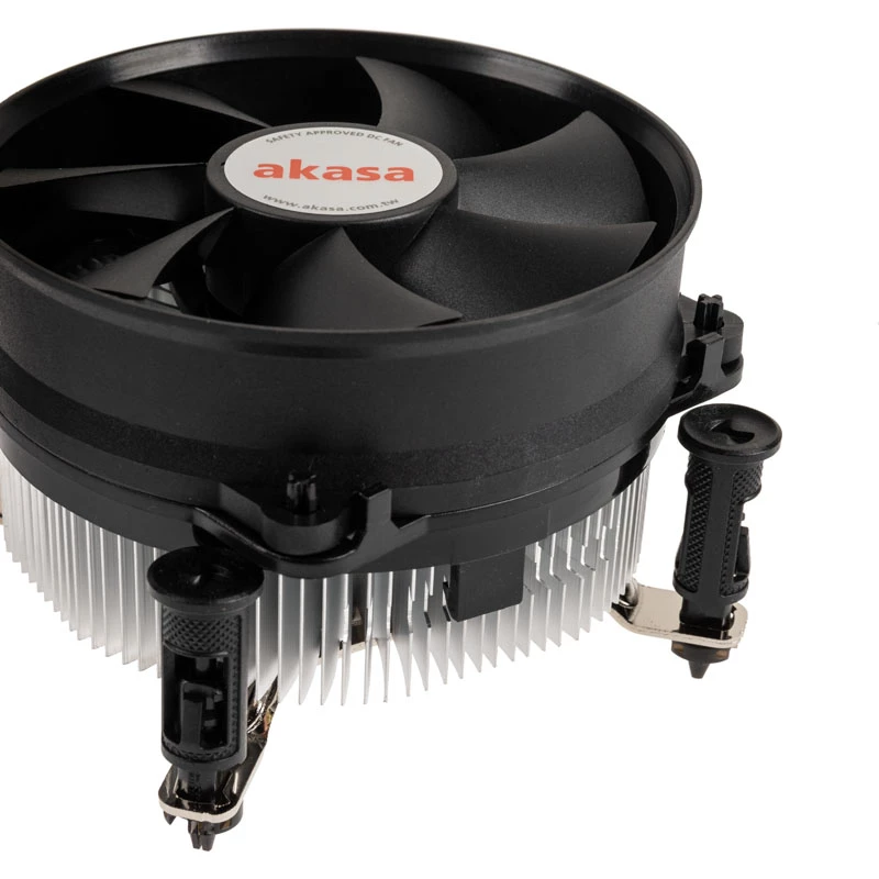 Heatsink/Radiator Akasa AK-CC6603EP01 9,5 cm Aluminium Schwarz