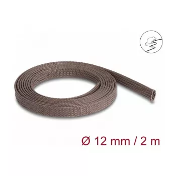 Kabelhülle DeLOCK 20898 Braun Polyester 1,2 cm Durchmesser