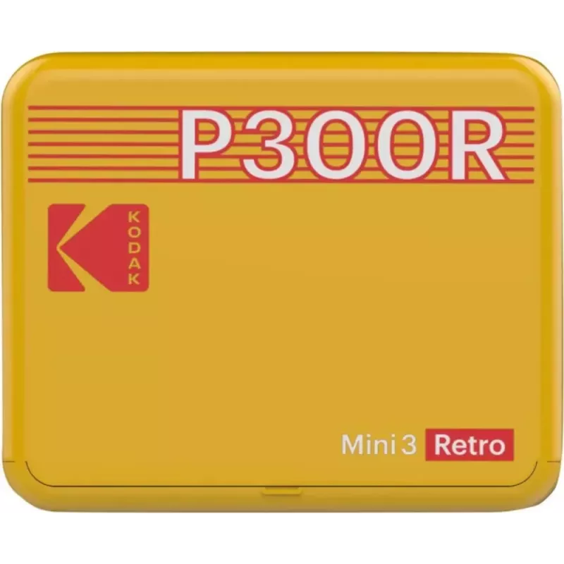 Kodak Mini 3 Square Retro Pass Photo Printing Technology Drucker Gelb