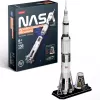 3D Puzzle cubicfun Apollo Saturn Raketenmodell — maßstabsgetreuer Zusammenbau-Lernbausatz