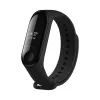 Silikonarmband FIXED für Xiaomi Mi Band 3/4 – Schwarz, Ersatz flexibel langlebig Silikon