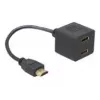 HDMI-Adapter DeLOCK 65056 0,2 m Stecker auf 2x Buchse