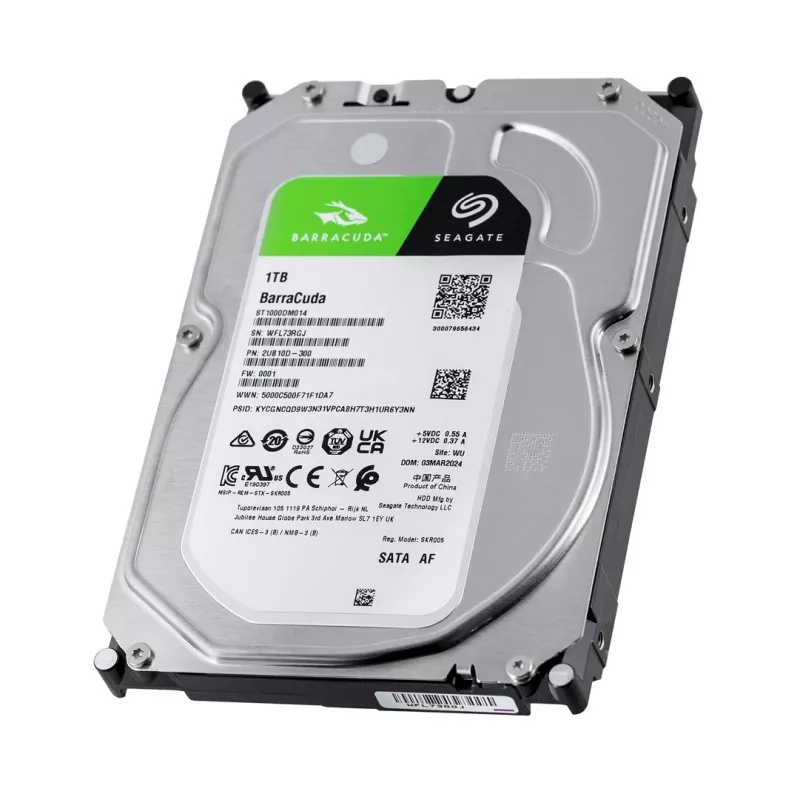 Seagate Barracuda ST1000DM014 interne Festplatte 1 TB 7200 U/min 256 MB 3,5 Zoll Serial ATA III
